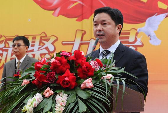 省委宣传部副部长贺永强致辞