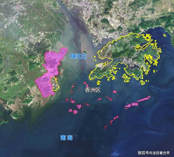 5张地形图,快速了解广东省珠海市辖的3个区