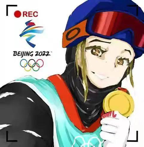 宝藏男孩手绘冰雪健儿助力冬奥会先锋资讯
