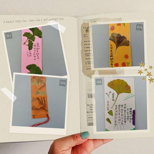 一张银杏叶书签