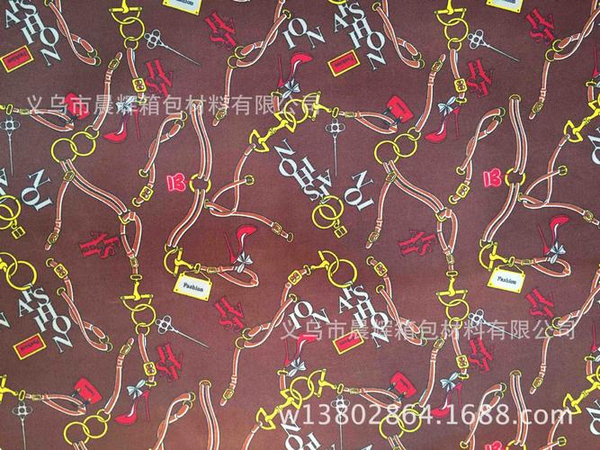 发泡色丁印花色丁链条花