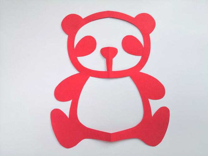 【抗击疫情!居家学剪纸6(基础班)】 熊猫剪纸