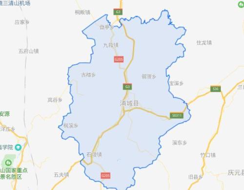 福建省一个县,人口超40万,为"福建的北大门"!_浦城县