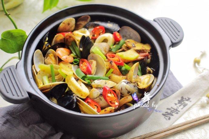 来一份有滋有味的【什锦海鲜锅】