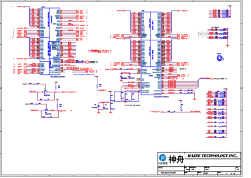 神舟k110笔记本电脑主板电路图pdf29页
