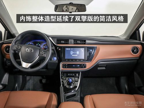 2019款雷凌双擎中控内饰怎么样