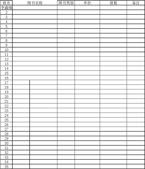 图书管理登记表(1)