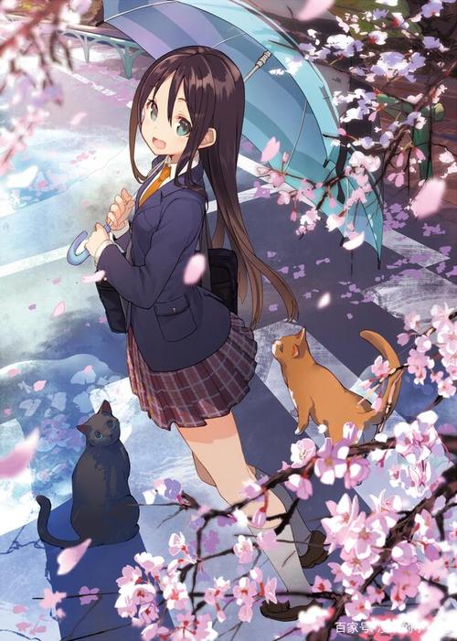 动漫少女:超美壁纸推荐,猫咪女孩系列,一起学猫叫吧!