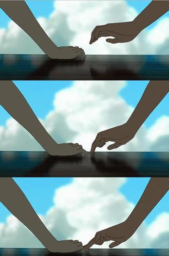 需要一幅唯美的等待牵手的图片,谢谢