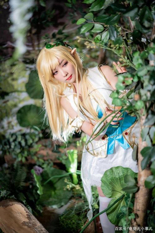 《冒险岛》双弩精灵cos,颜值很高,完美还原!
