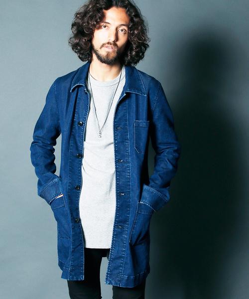 magine的「tencel denim shop coat:テンセルデニムショップコート