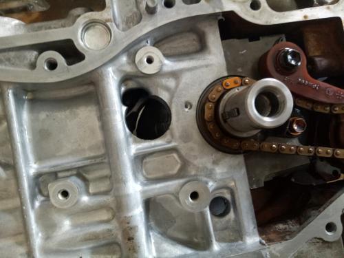 请问丰田花冠1zz正时链条记号怎么对双凸轮的!