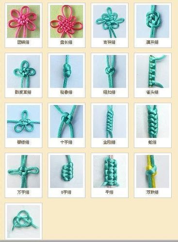 手工diy 中国结,红绳手链的编法