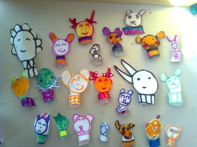 我制作的动物指偶