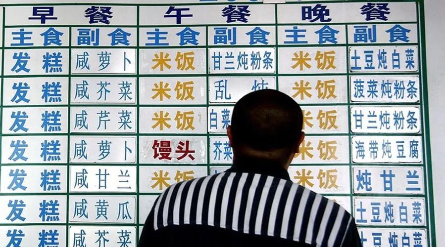 认真探讨监狱食堂到底什么样