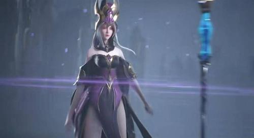 最美斗罗女神比比东成神更嫩了大长腿抢镜这脸哪像50岁大妈