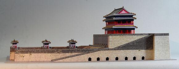 中华门城楼简笔画