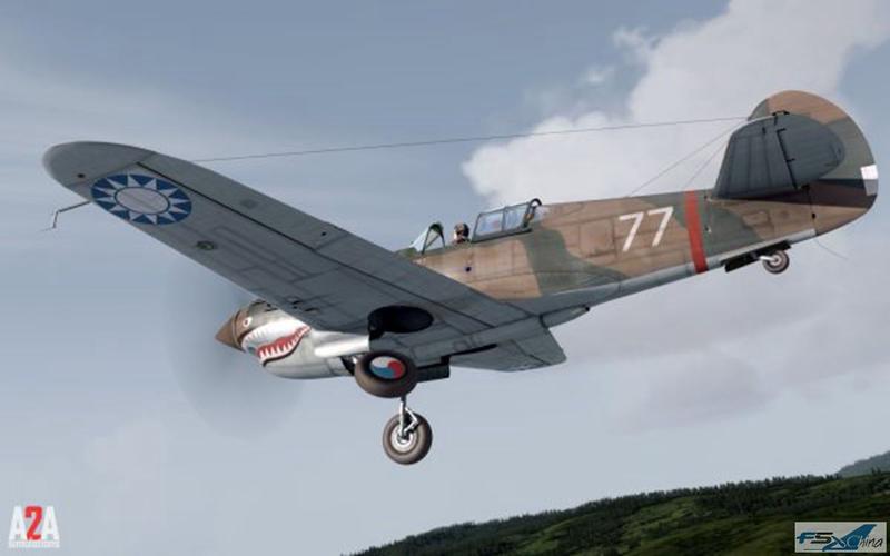 p3dv5a2ap40warhawkprofessional战鹰战斗机