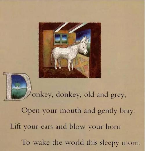 鹅妈妈童谣donkeydonkeyoldandgrey