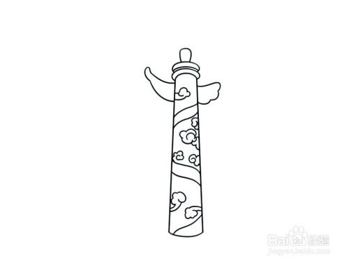 天安门华表柱怎么画