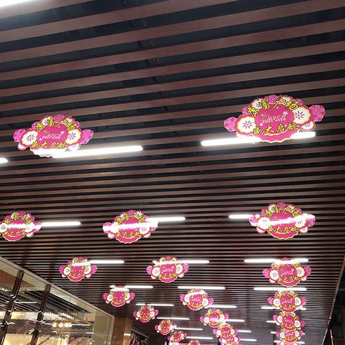 江西抚州超市铝格栅吊顶 木纹铝格栅 u形铝方通