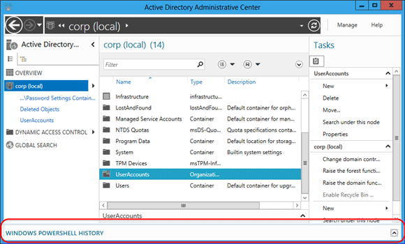 advanced ad ds management using active directory administrative