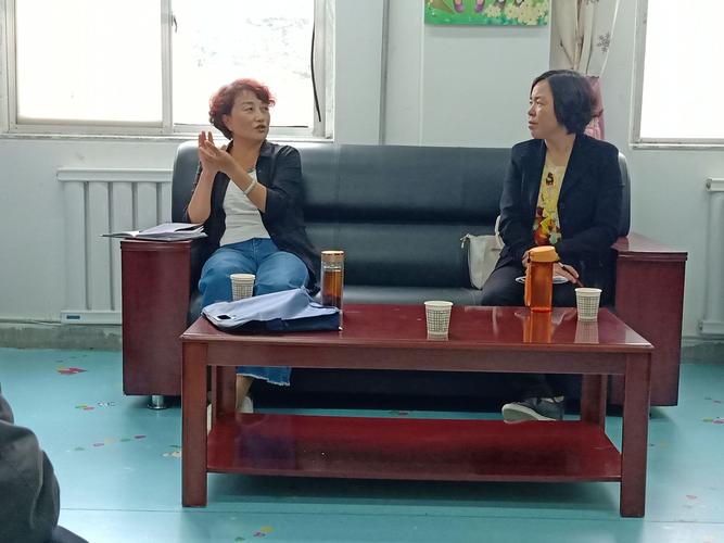 刘兰君,苟剑虹带领工作组深入桥头镇中心幼儿园对学前教育工作进行