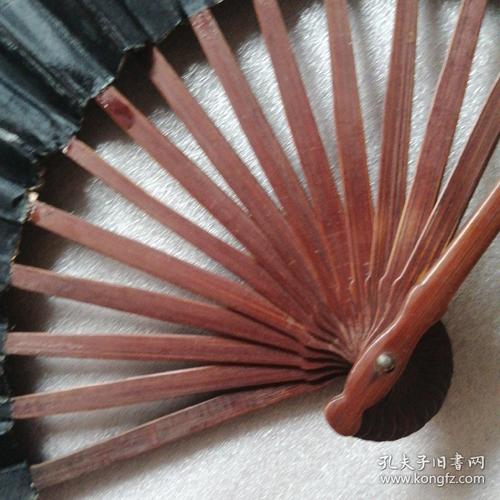 老竹折扇.一百脸谱图.