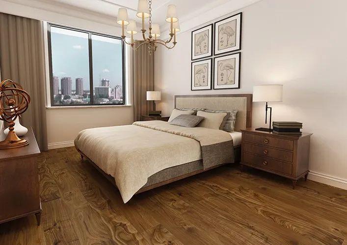 扬子地板卧室木地板选什么颜色好看一波美图送给你