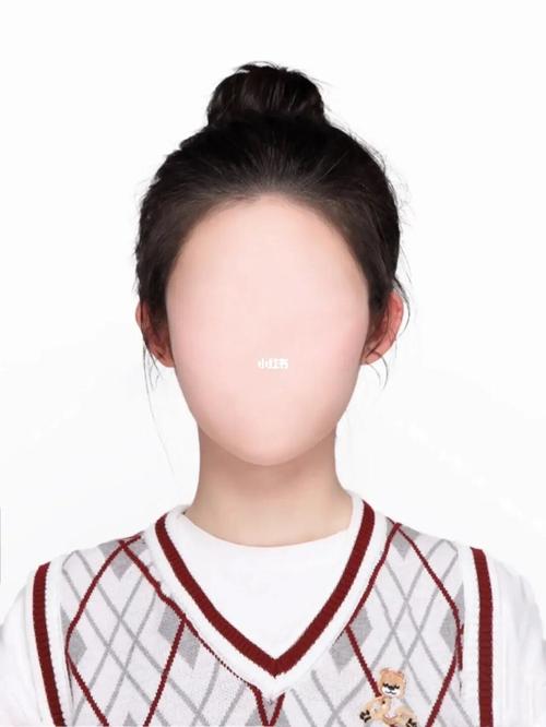 作品分享|p了几张自己的脸,丸子头证件照_证件照_p图