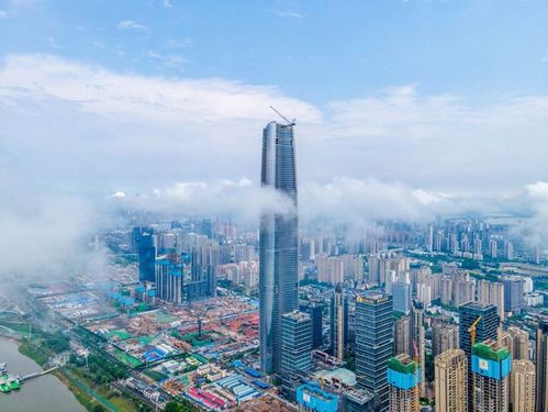 从中华第一高楼降至华中第一高楼武汉绿地中心即将建成