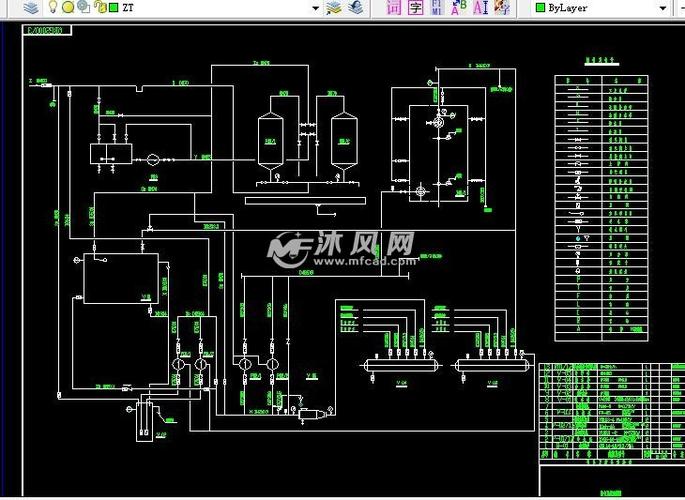 小区供暖热锅炉房结构施工图 - 换热压力容器图纸