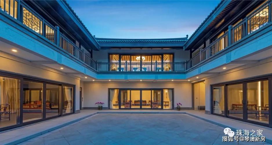 香洲埠横琴136栋纯手工非遗工艺四合院珠海最豪宅之一