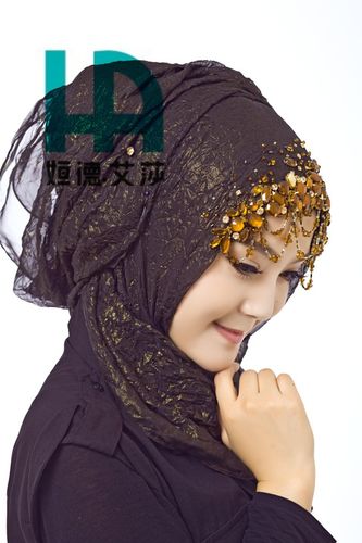 新款穆斯林头巾盖头 嘉米拉时尚.