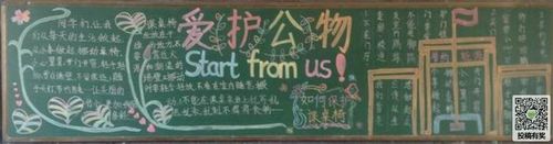 经典黑板报设计图