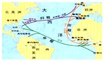 殖民扩张与殖民地人民的抗争 三角贸易和印度的殖民化  a