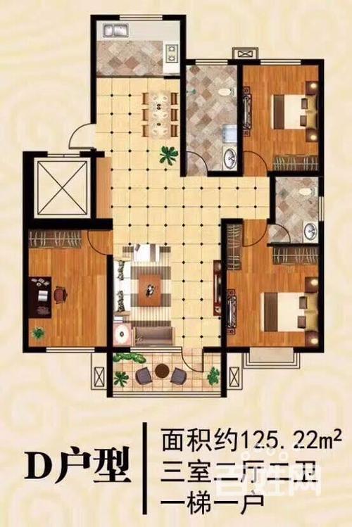 新盘推出 电梯洋房均价6千多 元宝户型