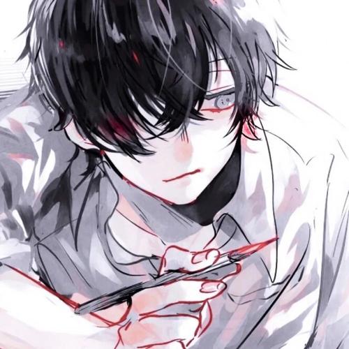 小众动漫男头|手绘风帅气男生头像|插画