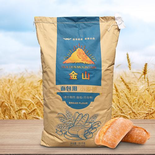 益海嘉里面粉蓝金山高筋小麦粉面包原料可用面粉高筋粉25kg