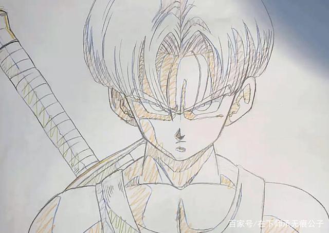 《七龙珠》动漫原画手稿,光阴效果超赞