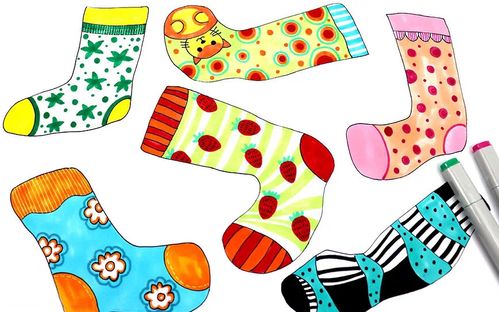 琵琶山中心小学二年级美术——我的袜子(创意绘画)