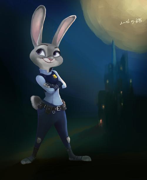 疯狂动物城 朱迪 厚涂