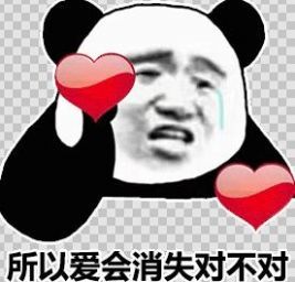 所以爱会消失对不对表情包