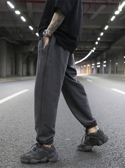 exit欧美高街椰子风嘻哈束脚裤