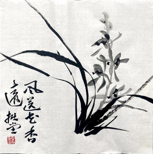 拙堂国画兰花欣赏