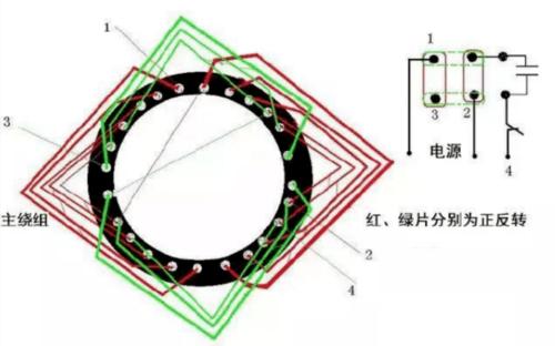 单相电机接线图