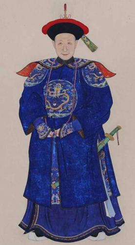 《福康安朝服像》