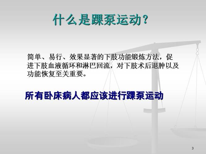踝泵运动ppt学习课件