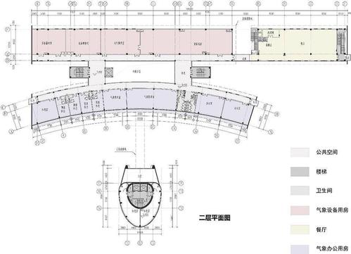 平面图▼立面图项目名称:郑州新郑国际机场新塔台及附属建筑工程设计