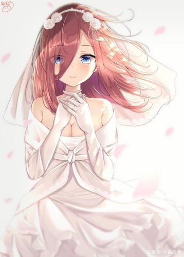 二次元精美壁纸 p站画师婚纱特辑 三玖天下第一